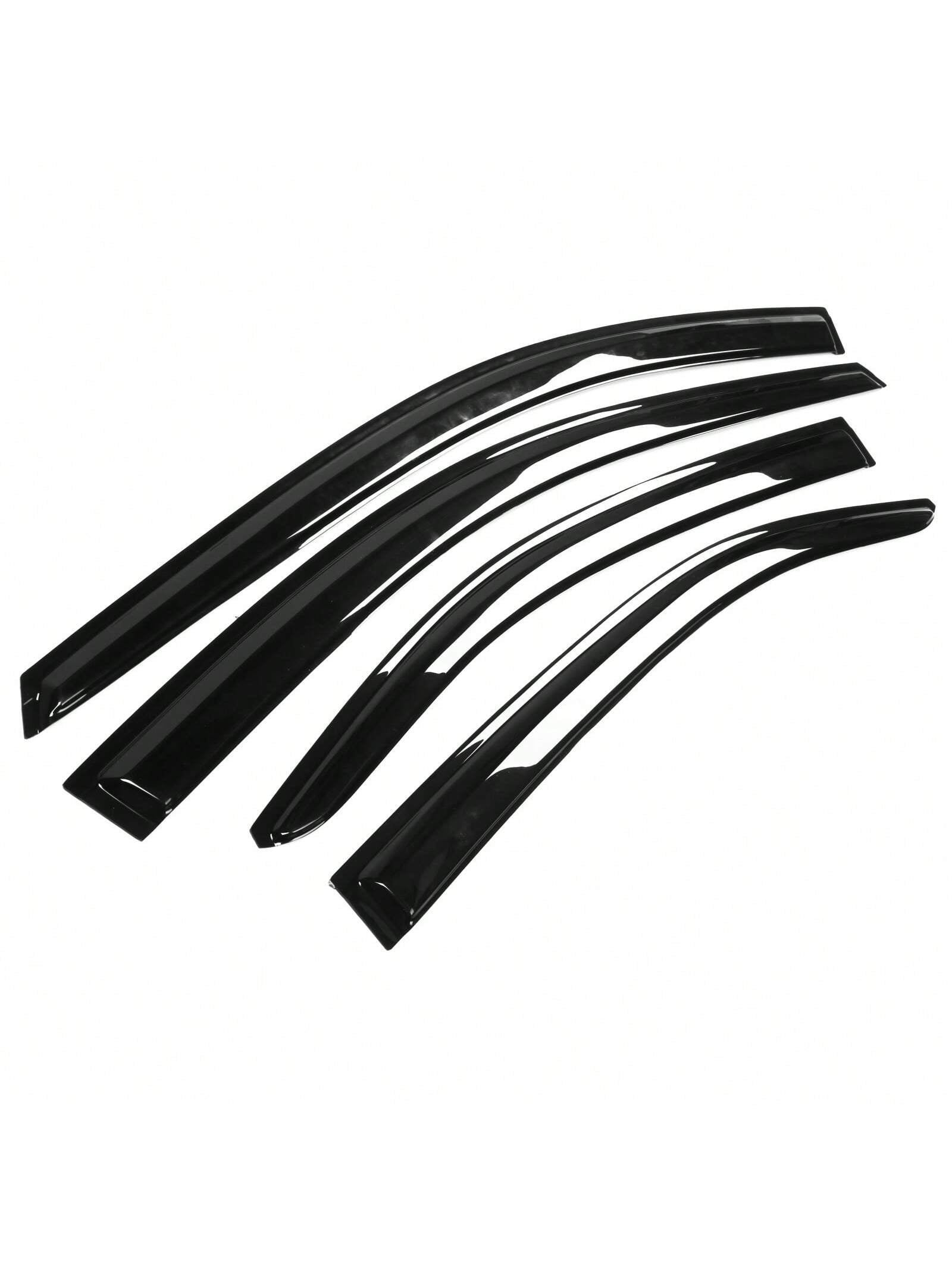 4PC-Set Window Visors Fit For 2020-2024 Toyotas' Corolla Sedan, Slim Style Acrylic Tape-On Auto Car Window Visors Vent Shade Rain Sun Wind Deflector Guard Exterior Car Accessories, Modern Sedan Valent