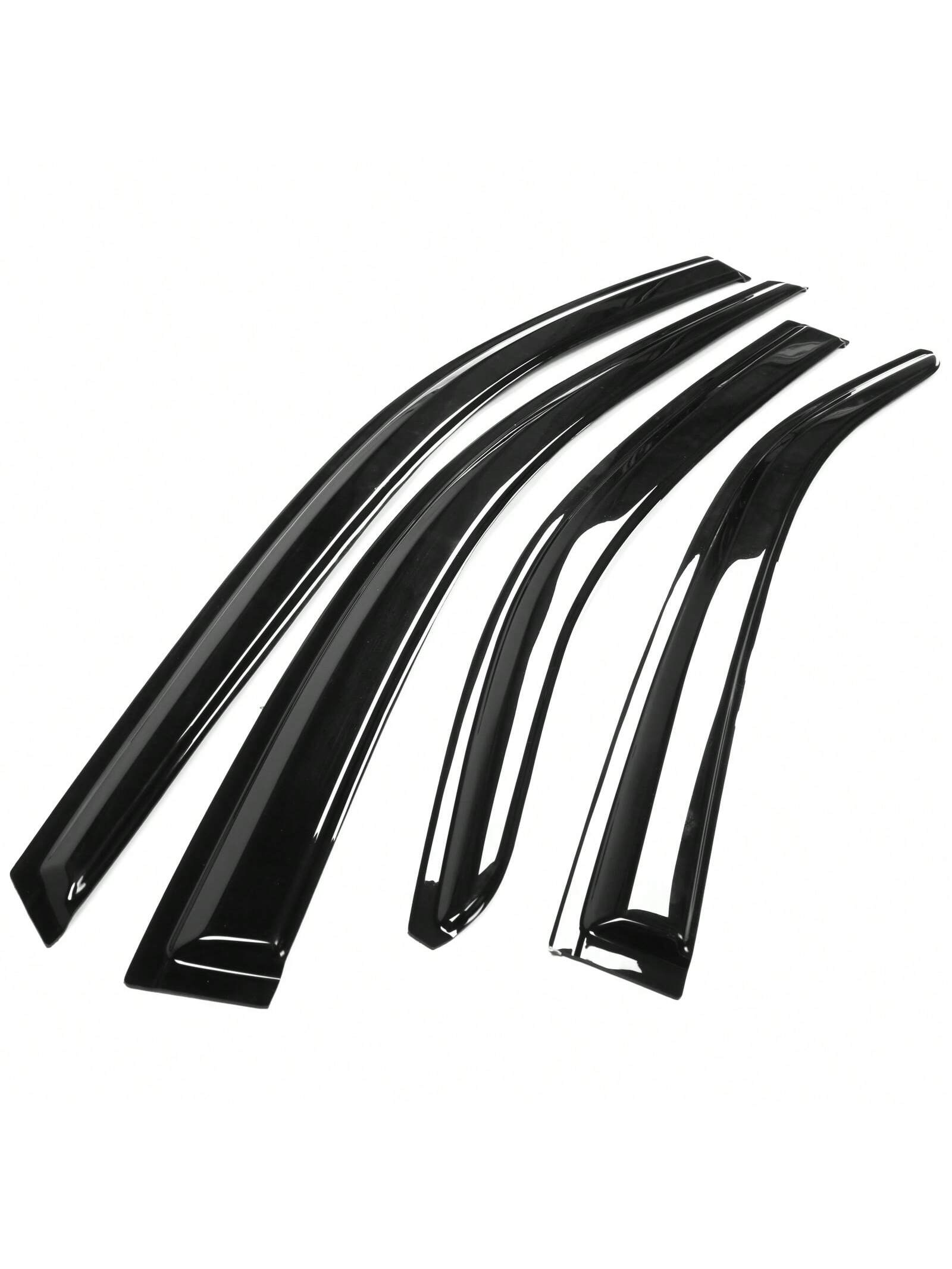 4PC-Set Window Visors Fit For 2020-2024 Toyotas' Corolla Sedan, Slim Style Acrylic Tape-On Auto Car Window Visors Vent Shade Rain Sun Wind Deflector Guard Exterior Car Accessories, Modern Sedan Valent