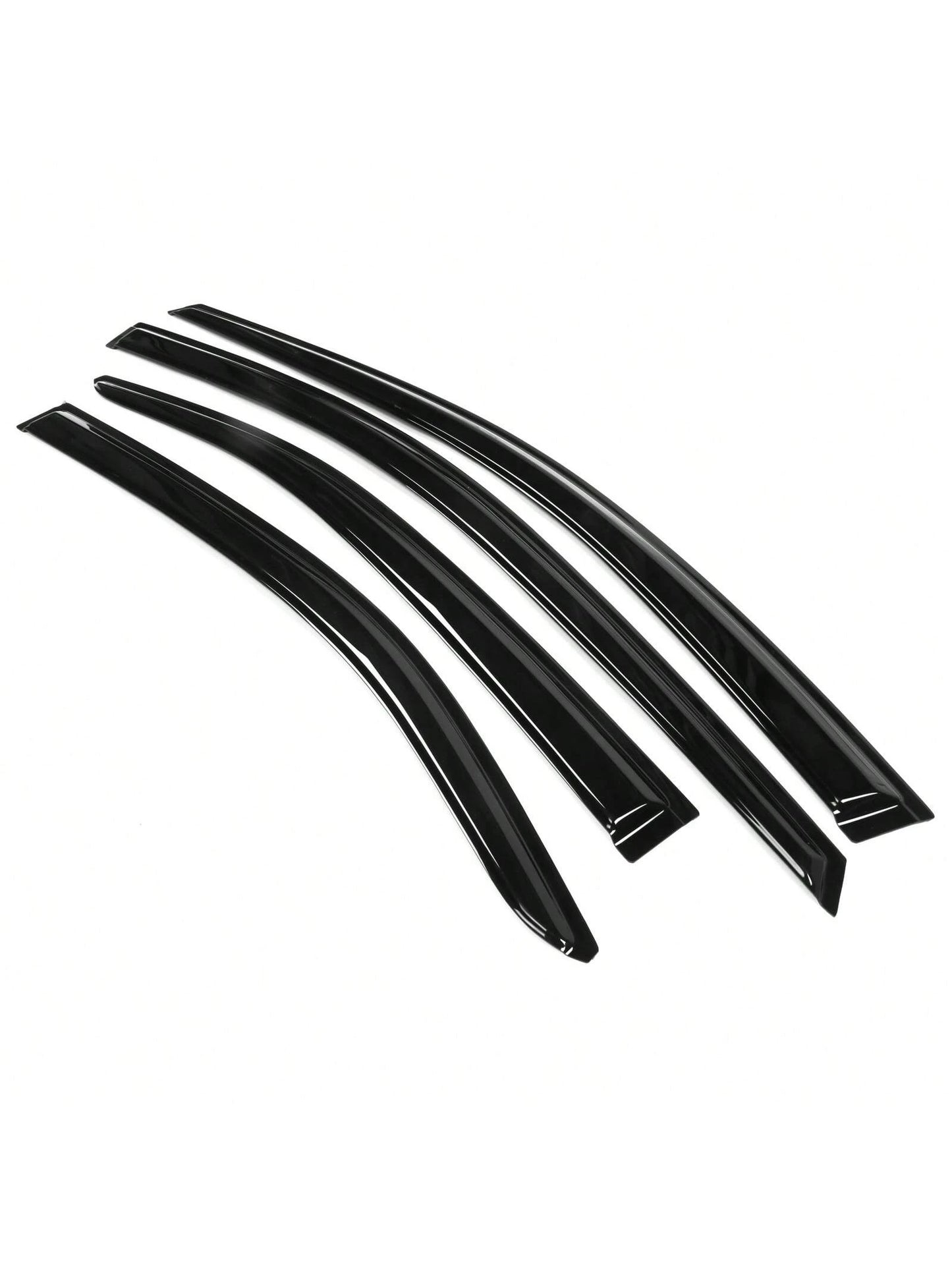 4PC-Set Window Visors Fit For 2020-2024 Toyotas' Corolla Sedan, Slim Style Acrylic Tape-On Auto Car Window Visors Vent Shade Rain Sun Wind Deflector Guard Exterior Car Accessories, Modern Sedan Valent