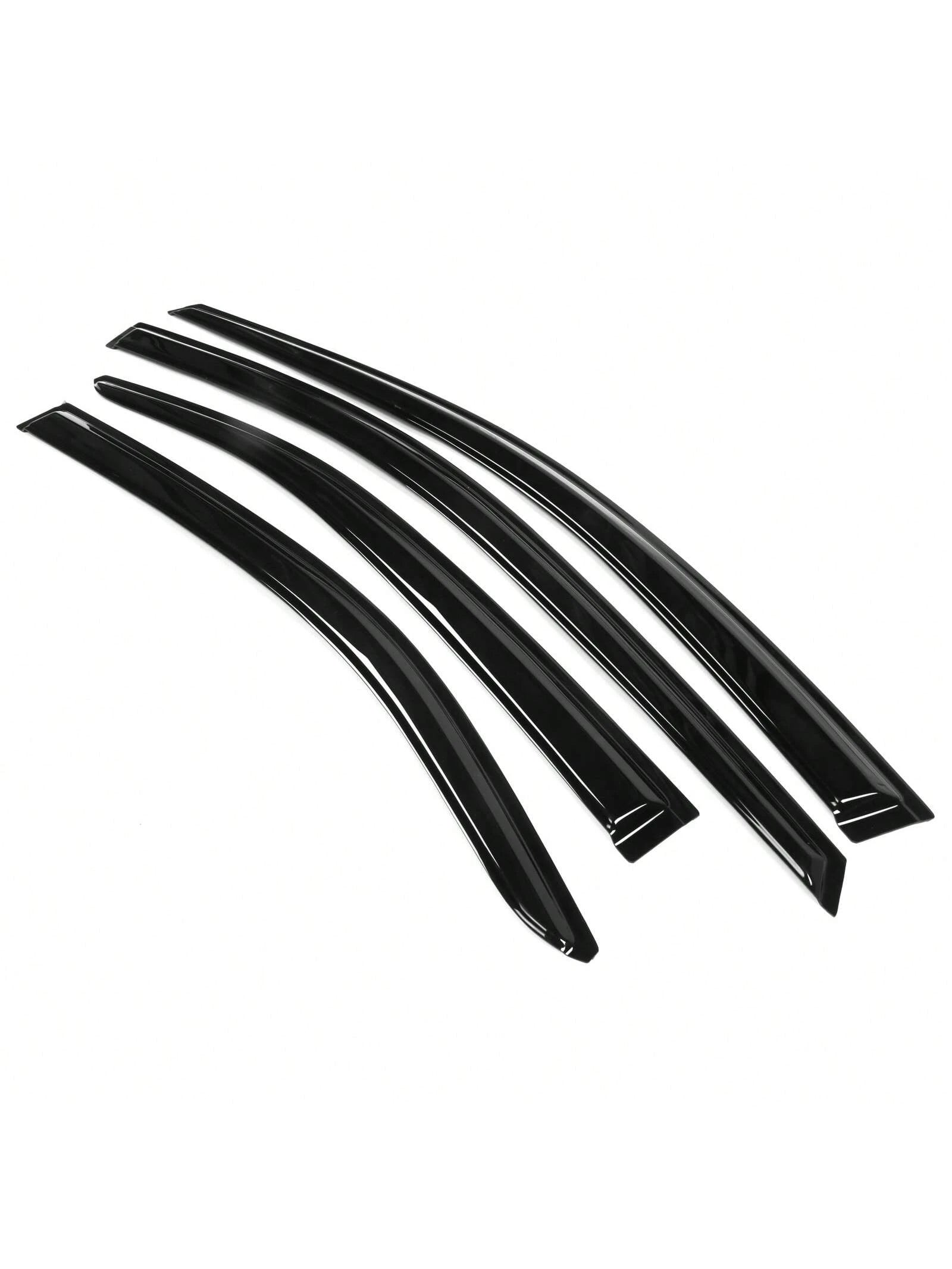 4PC-Set Window Visors Fit For 2020-2024 Toyotas' Corolla Sedan, Slim Style Acrylic Tape-On Auto Car Window Visors Vent Shade Rain Sun Wind Deflector Guard Exterior Car Accessories, Modern Sedan Valent