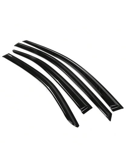 4PC-Set Window Visors Fit For 2020-2024 Toyotas' Corolla Sedan, Slim Style Acrylic Tape-On Auto Car Window Visors Vent Shade Rain Sun Wind Deflector Guard Exterior Car Accessories, Modern Sedan Valent