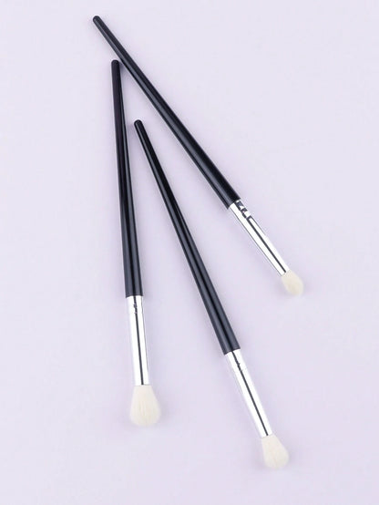 4pcs Makeup Brush Set, Including Eyeshadow, Highlighter, Nose Contour, Eyebrow- Soft & Skin-Friendly Makeup Tools, Portable Travel Cosmetic Kit,Eyebrow Brush,Eyeshadow Brush,Spoolie,Spoolie Brush,Giv
