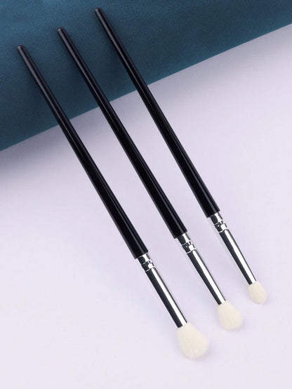 4pcs Makeup Brush Set, Including Eyeshadow, Highlighter, Nose Contour, Eyebrow- Soft & Skin-Friendly Makeup Tools, Portable Travel Cosmetic Kit,Eyebrow Brush,Eyeshadow Brush,Spoolie,Spoolie Brush,Giv