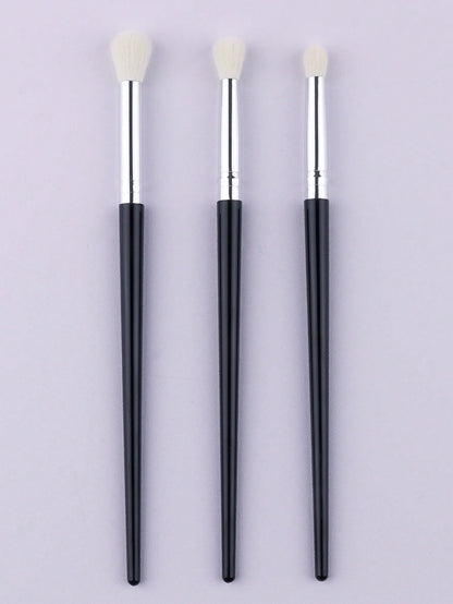 4pcs Makeup Brush Set, Including Eyeshadow, Highlighter, Nose Contour, Eyebrow- Soft & Skin-Friendly Makeup Tools, Portable Travel Cosmetic Kit,Eyebrow Brush,Eyeshadow Brush,Spoolie,Spoolie Brush,Giv