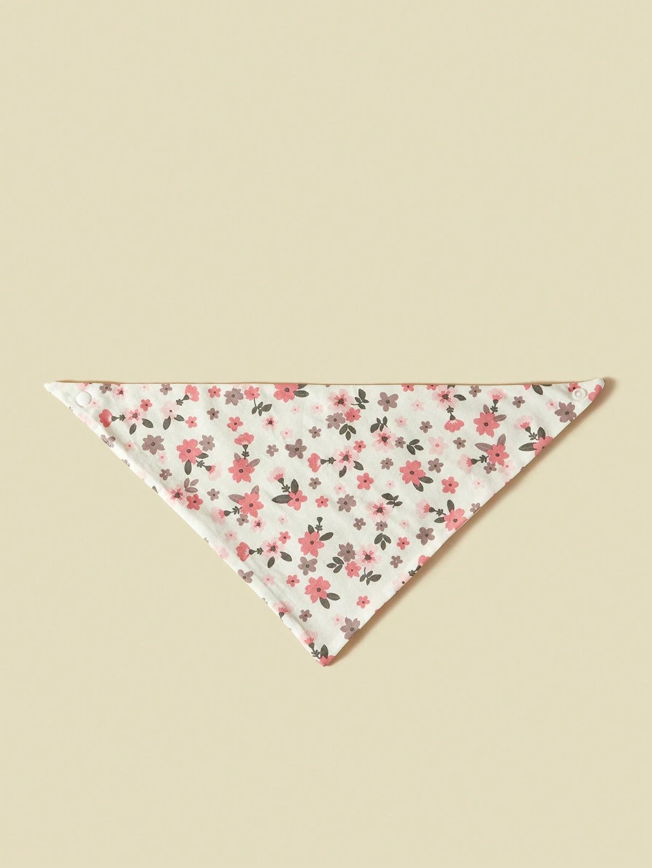 4pcs/Pack Ditsy Floral Allover Print Soft Cotton Absorbent Bandana Scarf, Suitable For All Seasons