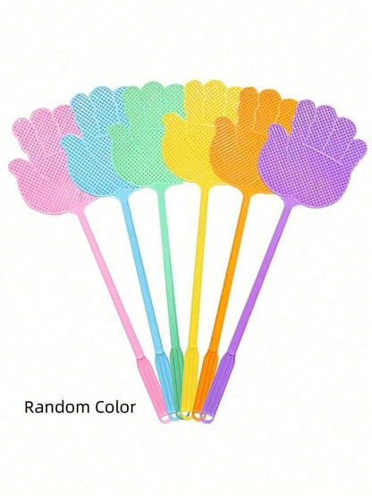 4pcs Set Extendable Stainless Steel Rod Indoor Fly Swatter, Fruit Fly Catcher, Mosquito Catcher, Indoor Insect Killer, Summer Essential (Random Color) Gardening Supplies, Summer, Kitchen Accessories