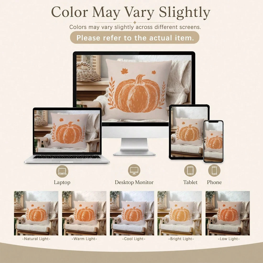 4pcs Vintage Sketch Pumpkin Hello Pumpkin Print Pillow Covers [Pillow Insert Not Included] 40*40cm/45*45cm/50*50cm [Single-Sided Printing] Made Of Polyester Material Hello Fall Hand-Drawn Print Pumpki