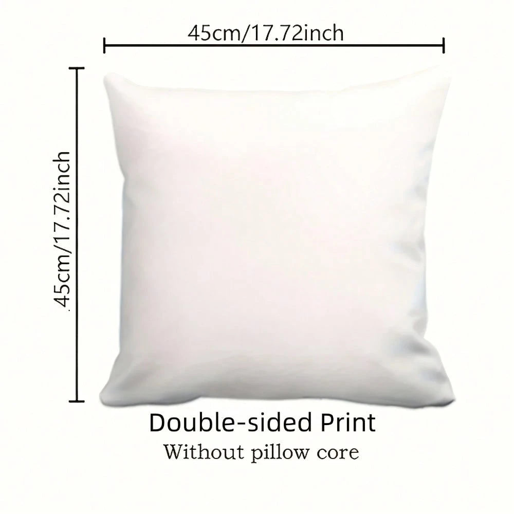 [4Th Of July Holiday] Blue Red Patriotic Floral American Flag Pillow Covers 17.72X17.72 Set Of 2, 4Th Of July Flower Decorative Throw Pillow Covers Outdoor Memorial Day Independence Holiday Cushion Ca