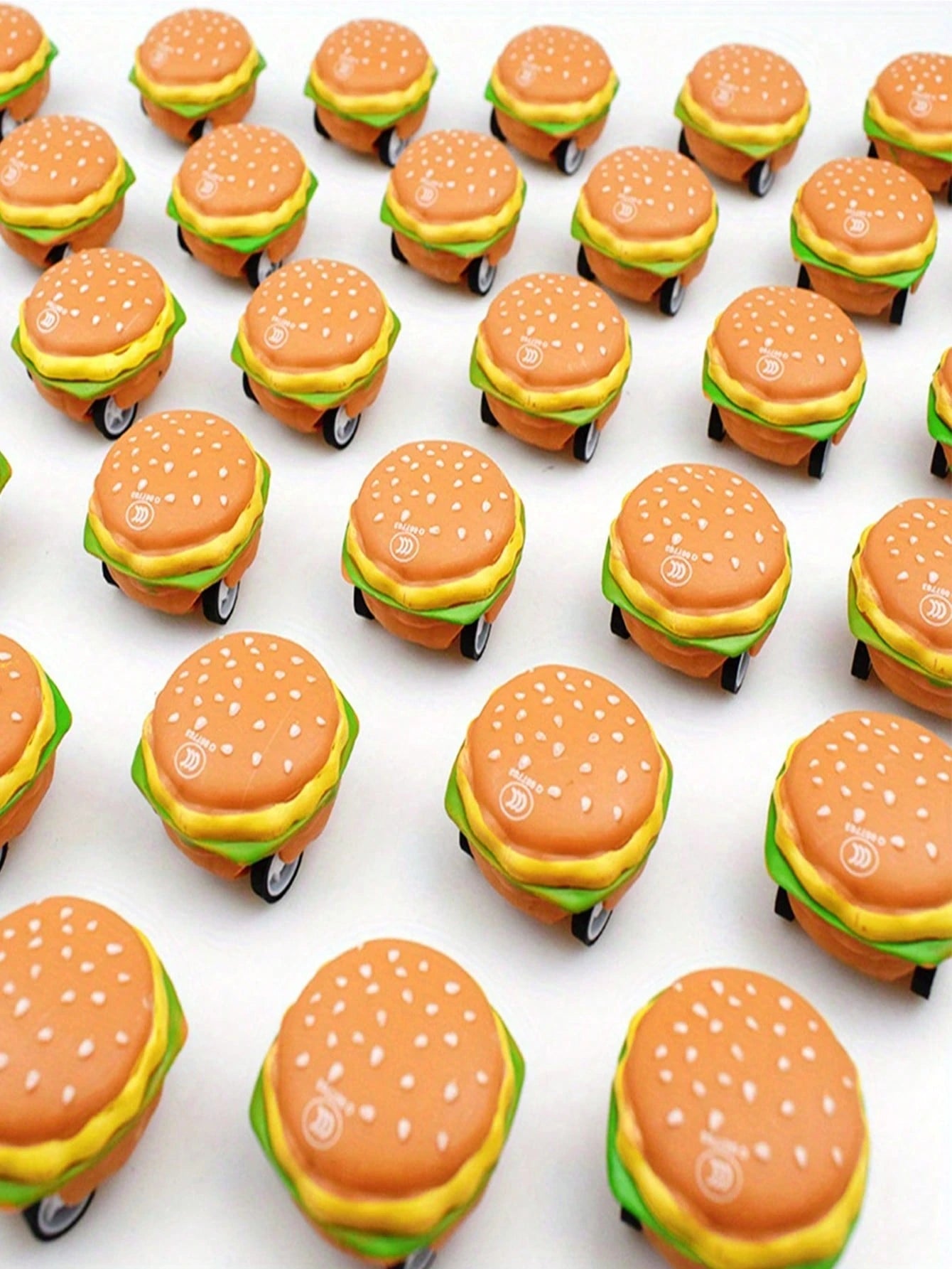 5/10/20/30-Pack Mini Burger Pull Back Cars, Toy Vehicles Models For Boys And Girls 3 4 5 6 7 8 Year Old, Fun Party Favors And Goodie Bag Fillers, Christmas Stocking Stuffers, Halloween Gift Back To Sc