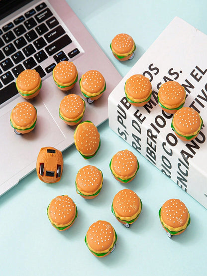 5/10/20/30-Pack Mini Burger Pull Back Cars, Toy Vehicles Models For Boys And Girls 3 4 5 6 7 8 Year Old, Fun Party Favors And Goodie Bag Fillers, Christmas Stocking Stuffers, Halloween Gift Back To Sc