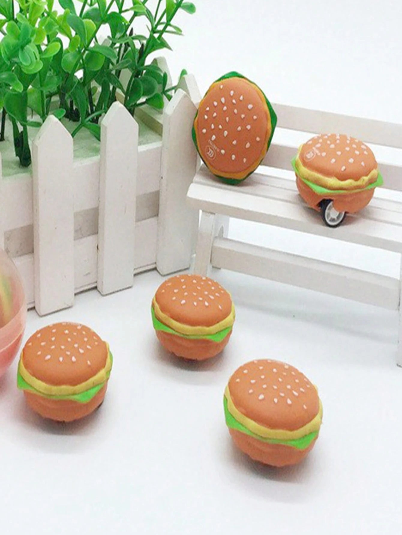5/10/20/30-Pack Mini Burger Pull Back Cars, Toy Vehicles Models For Boys And Girls 3 4 5 6 7 8 Year Old, Fun Party Favors And Goodie Bag Fillers, Christmas Stocking Stuffers, Halloween Gift Back To Sc