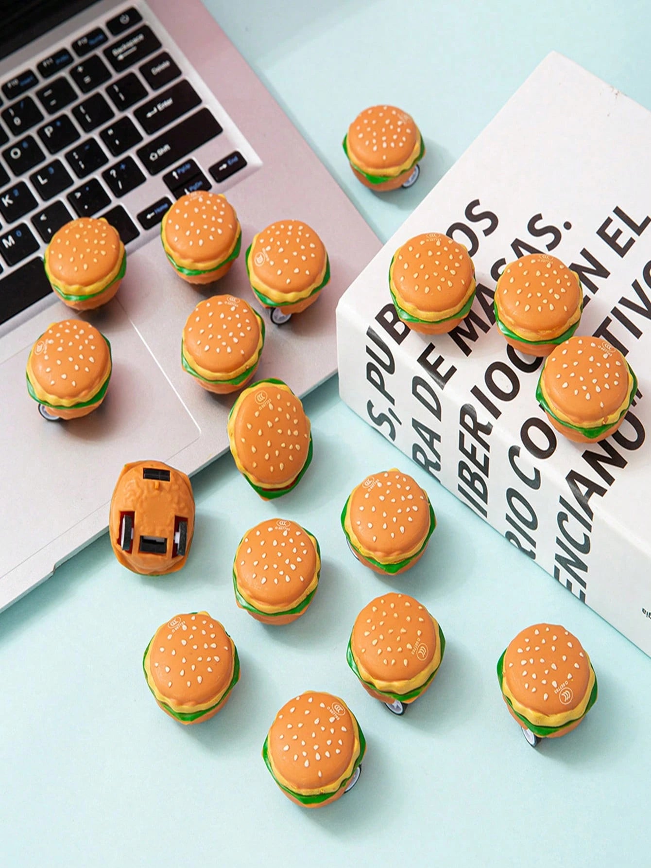 5/10/20/30-Pack Mini Burger Pull Back Cars, Toy Vehicles Models For Boys And Girls 3 4 5 6 7 8 Year Old, Fun Party Favors And Goodie Bag Fillers, Christmas Stocking Stuffers, Halloween Gift Back To Sc