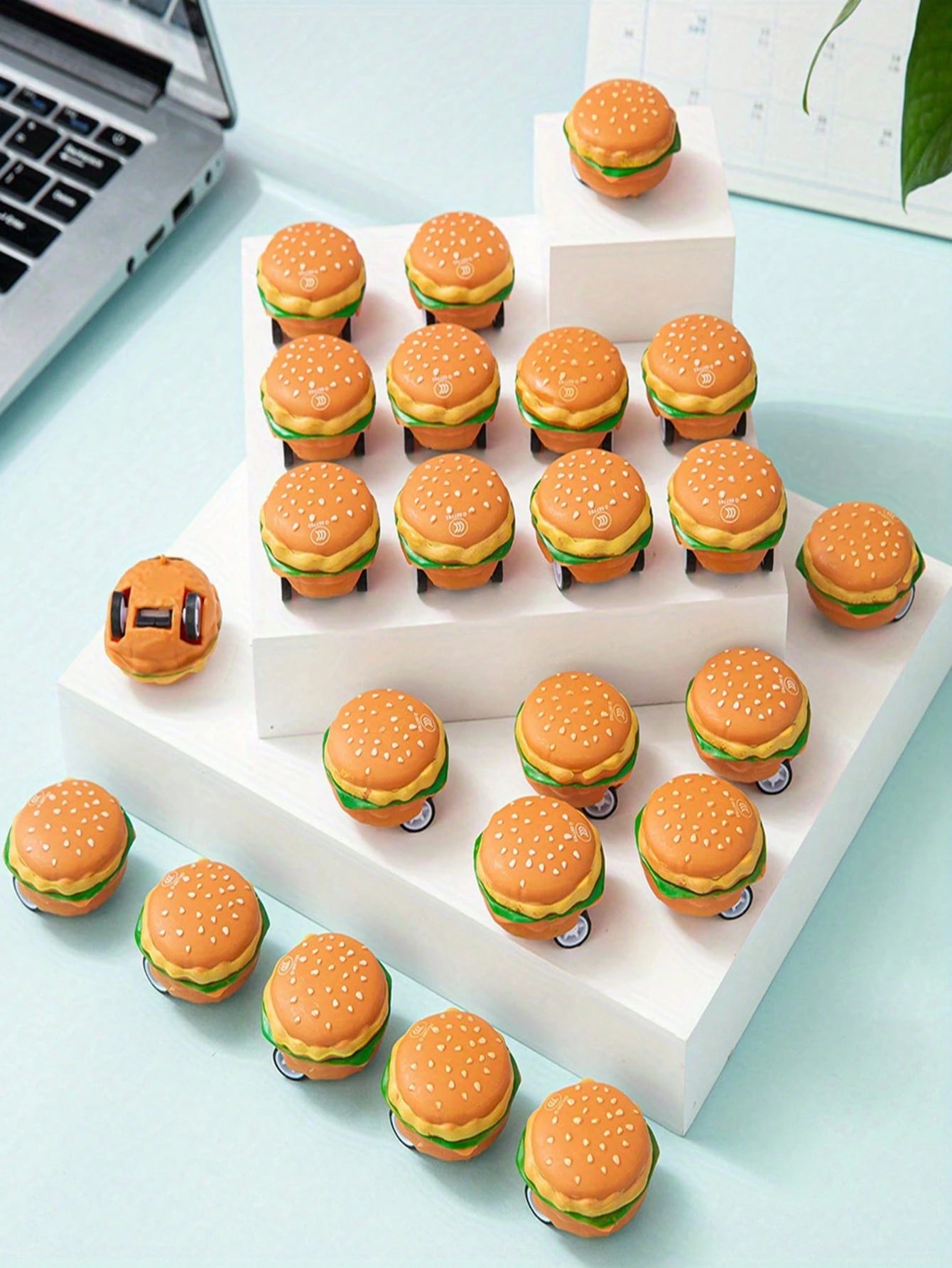 5/10/20/30-Pack Mini Burger Pull Back Cars, Toy Vehicles Models For Boys And Girls 3 4 5 6 7 8 Year Old, Fun Party Favors And Goodie Bag Fillers, Christmas Stocking Stuffers, Halloween Gift Back To Sc