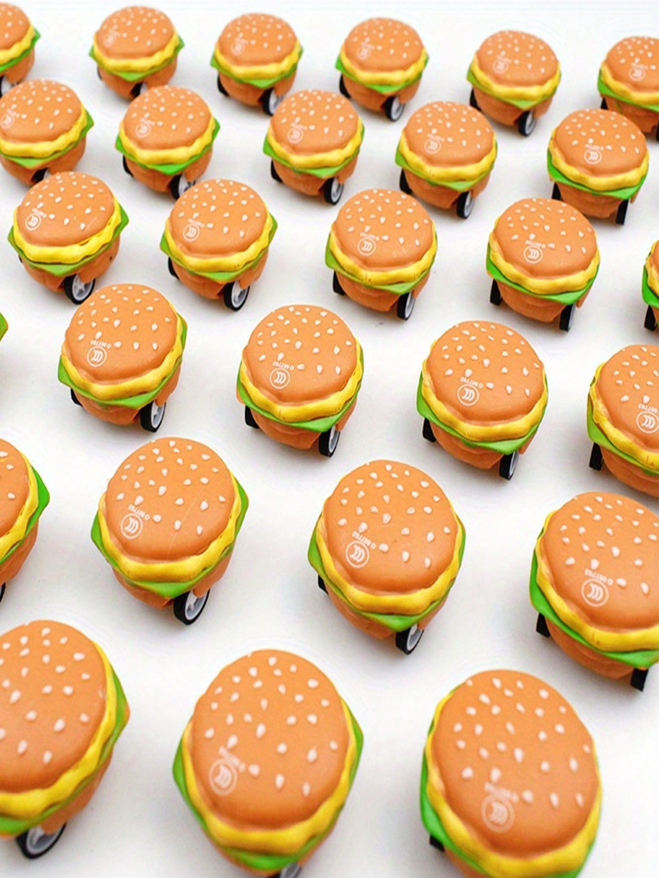 5/10/20/30-Pack Mini Burger Pull Back Cars, Toy Vehicles Models For Boys And Girls 3 4 5 6 7 8 Year Old, Fun Party Favors And Goodie Bag Fillers, Christmas Stocking Stuffers, Halloween Gift Back To Sc