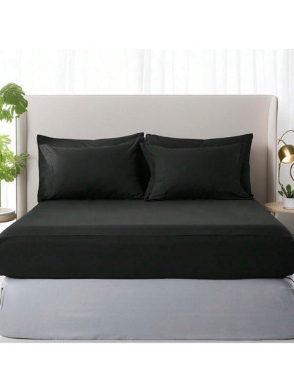 5/7 Piece Solid Color Bed Comforter Set Queen, Creative Geometric Pattern Design, Soft And Comfortable Summer Bedding Set.Bed In A Bag For All Seasons, Includes Comforter, Flat Sheet, Fitted Sheet, Pi