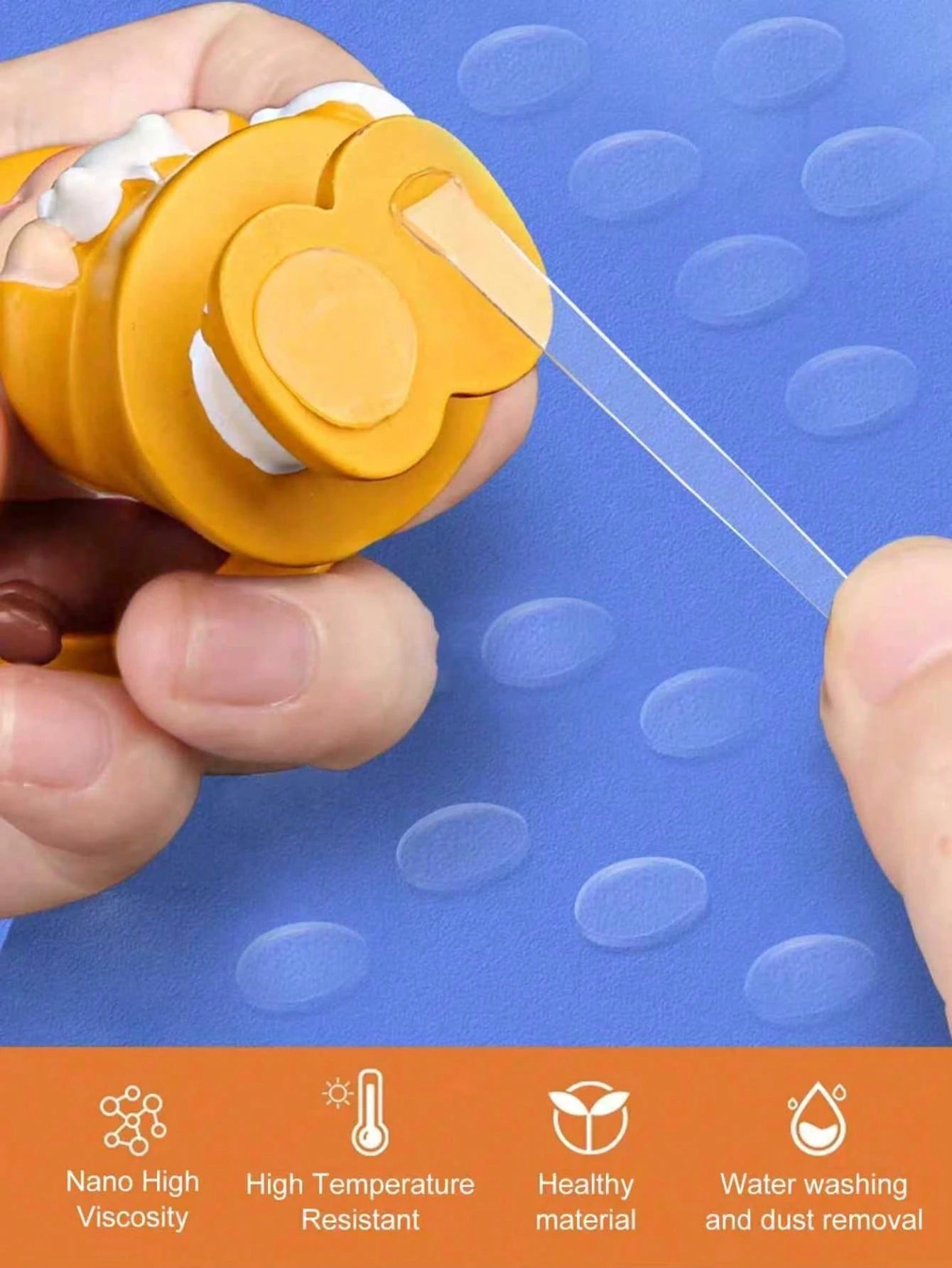 50/100pcs Double Sided Adhesive Dots, Mounting Pads, Transparent Double Sided Tape For Cars, Removable Double Sided Adhesive Dots For Hanging Wall Images, Strong Adhesive Waterproof Clay, Suitable For