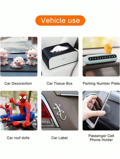 50/100pcs Double Sided Adhesive Dots, Mounting Pads, Transparent Double Sided Tape For Cars, Removable Double Sided Adhesive Dots For Hanging Wall Images, Strong Adhesive Waterproof Clay, Suitable For