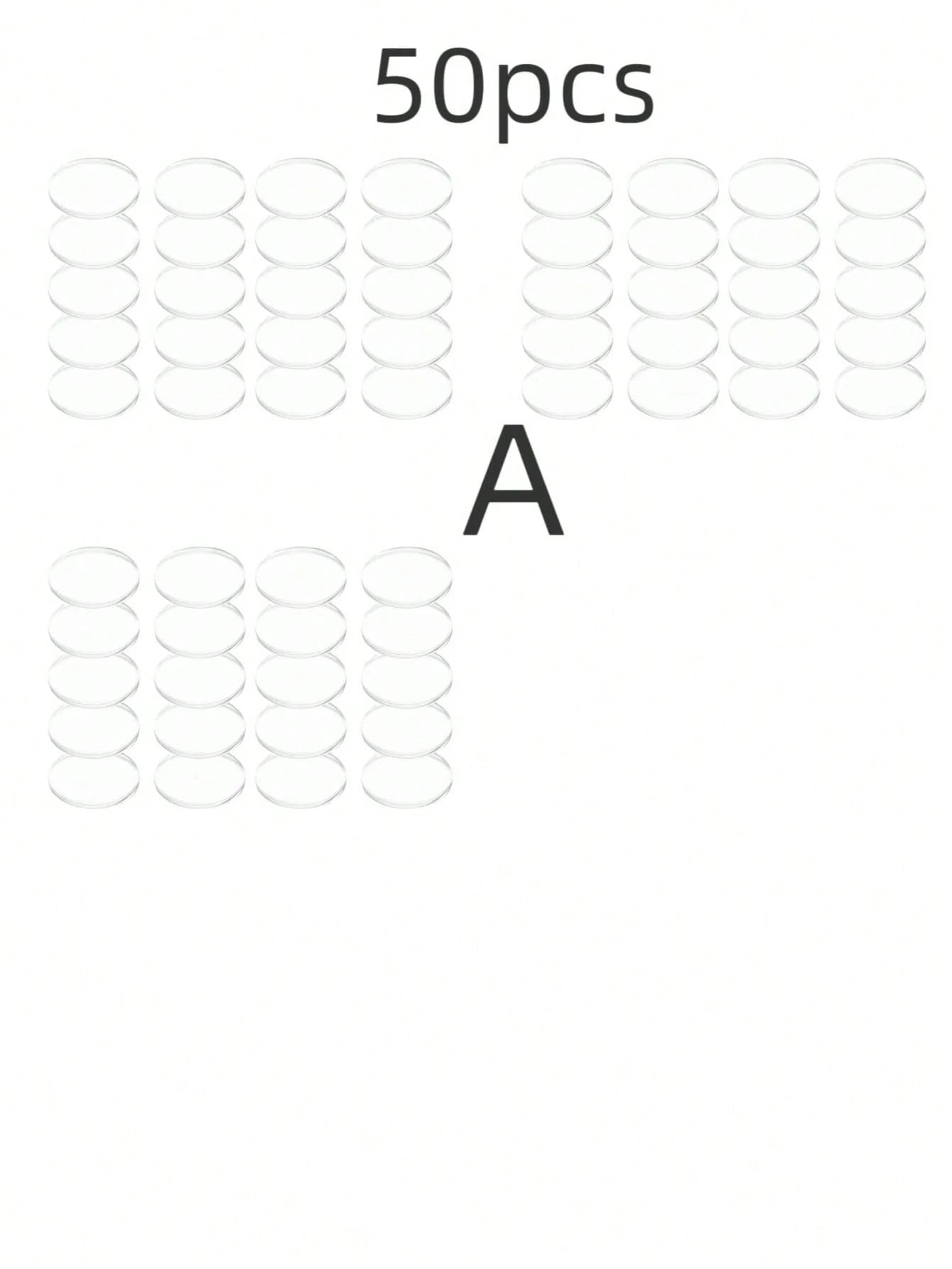 50/100pcs Double Sided Adhesive Dots, Mounting Pads, Transparent Double Sided Tape For Cars, Removable Double Sided Adhesive Dots For Hanging Wall Images, Strong Adhesive Waterproof Clay, Suitable For