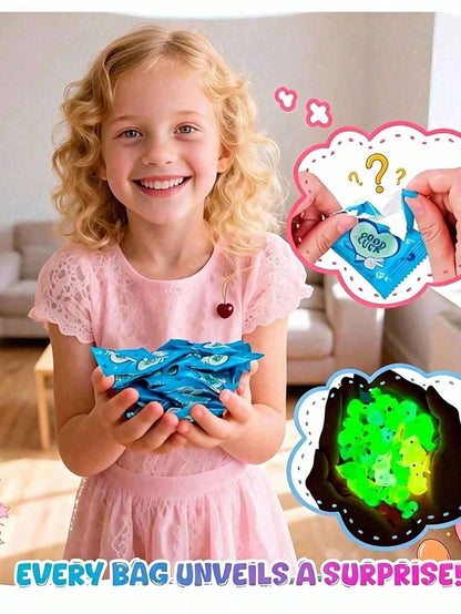 50pcs Cute Mini Animal Food Bottle Surprise Blind Bags- Perfect Fun Gifts For Easter, Valentine's Day And Various Parties! Available In Different Colors And Styles, Ideal As Gifts, Home Decor And Hol