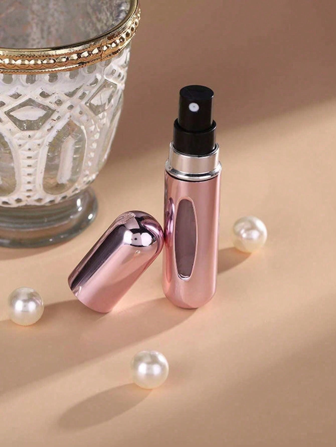5ml Refillable Perfume Bottle, Refillable Perfume Spray Bottle, Travel Perfume Atomizer, Mini Portable Empty Liquid Container, Travel Essentials, Beach Travel Storage Bag, Summer Holiday Back To Schoo