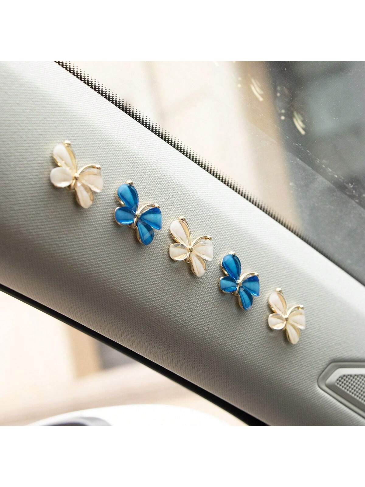 5pcs Butterfly Design Car Sticker