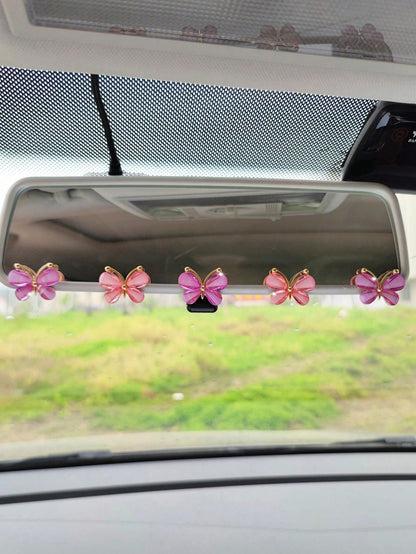 5pcs Butterfly Design Car Sticker