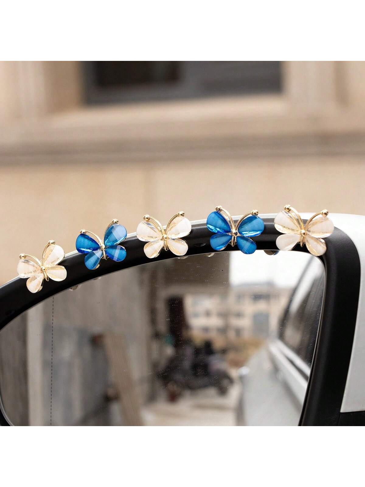 5pcs Butterfly Design Car Sticker