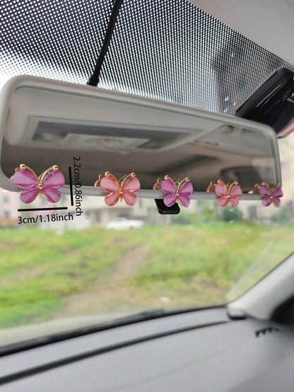 5pcs Butterfly Design Car Sticker