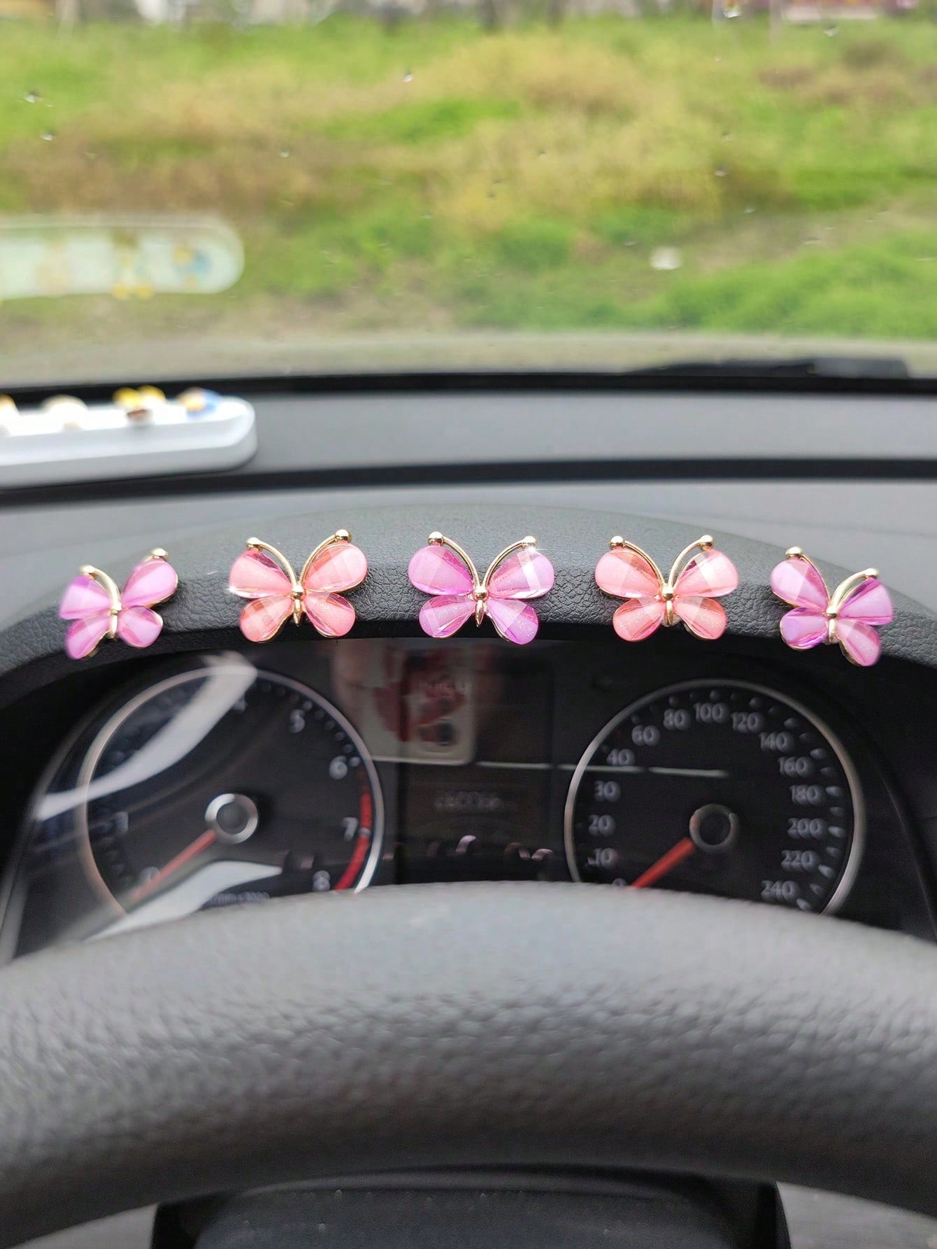 5pcs Butterfly Design Car Sticker