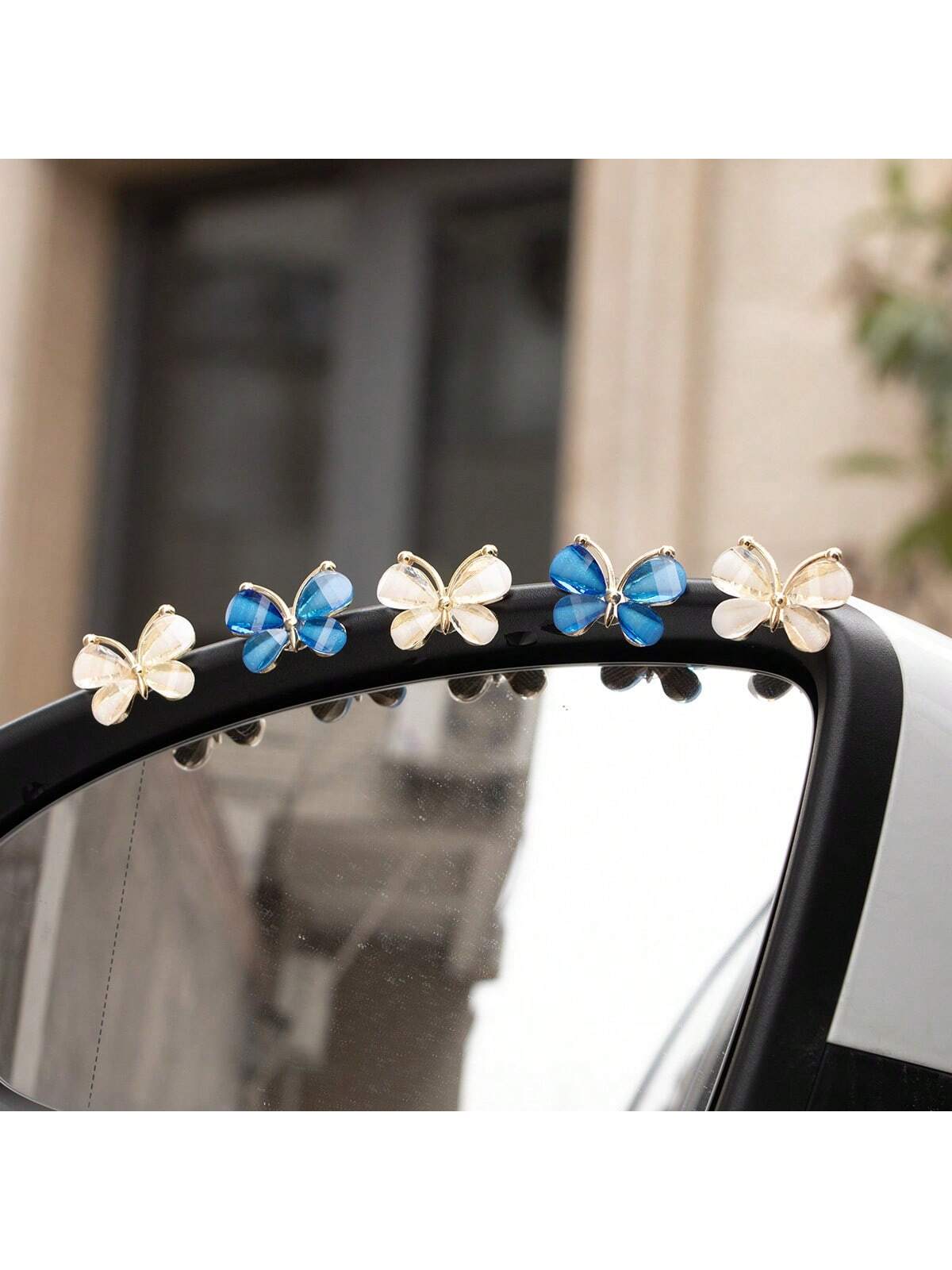 5pcs Butterfly Design Car Sticker