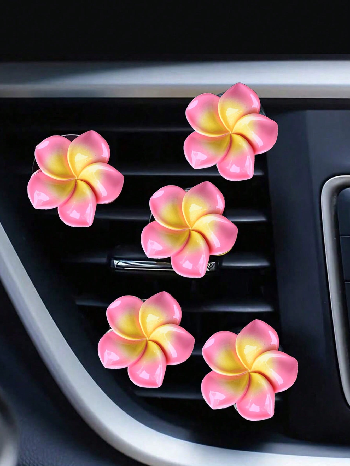 5pcs Car Air Vent Decor, Includes Floral Decor, Car Air Vent Decoration