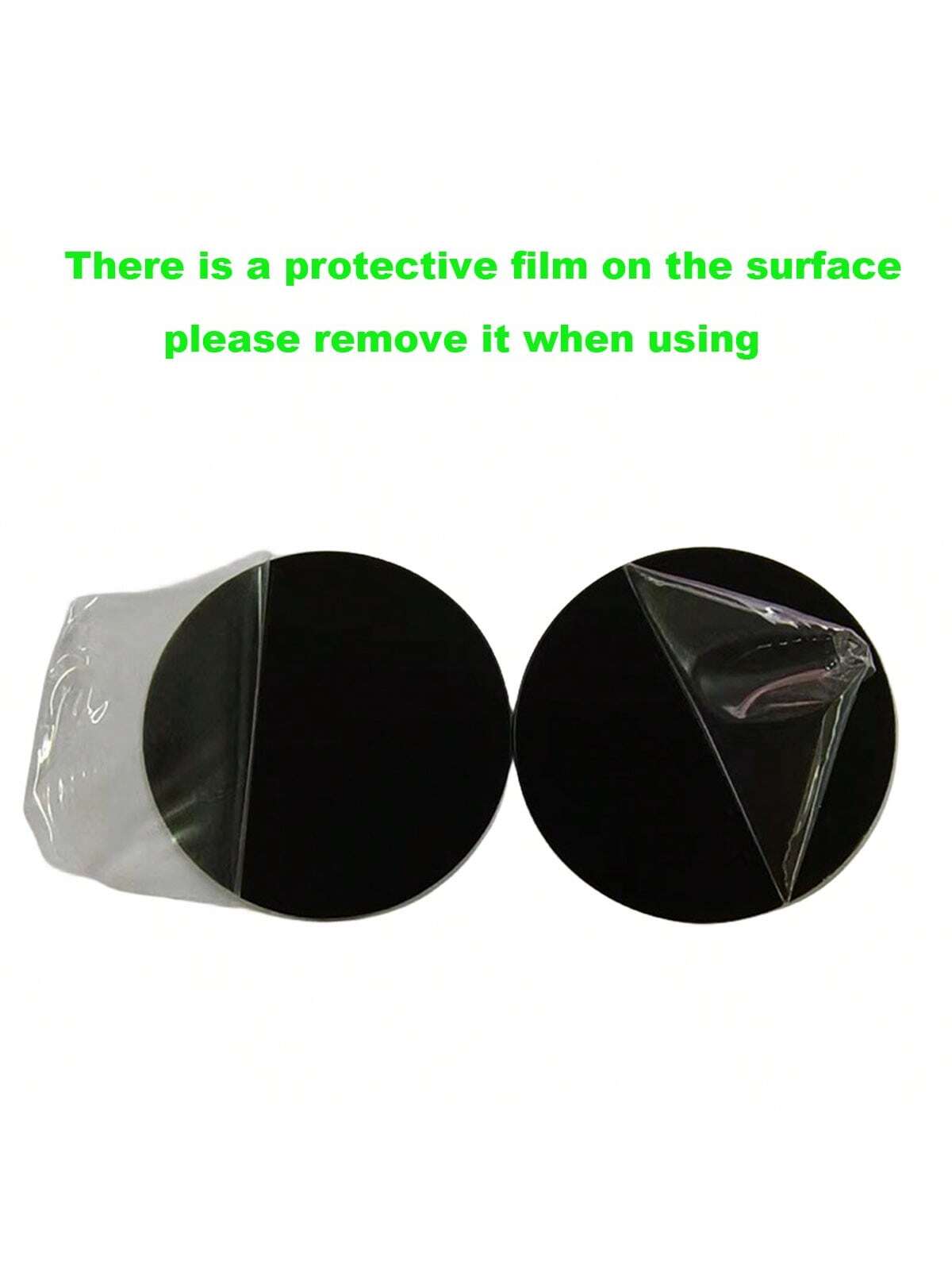 5pcs Electroplated Black Iron Sheet Phone Holder Accessory With 40mm Diameter And Adhesive Backing