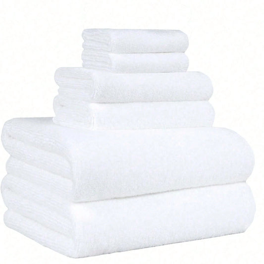 6/12 Pcs Large Soft Bath Towel, Quick-Dry Absorbent Women'S Bath Towel, Cute Comfortable Home Towel, 55.12inch X 27.56inch, Bathroom Essentials, Home Essentials, Quick Dry Towel| Soft Texture| Nylon