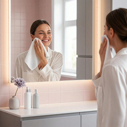 6/12 Pcs Large Soft Bath Towel, Quick-Dry Absorbent Women'S Bath Towel, Cute Comfortable Home Towel, 55.12inch X 27.56inch, Bathroom Essentials, Home Essentials, Quick Dry Towel| Soft Texture| Nylon