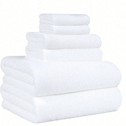6/12 Pcs Large Soft Bath Towel, Quick-Dry Absorbent Women'S Bath Towel, Cute Comfortable Home Towel, 55.12inch X 27.56inch, Bathroom Essentials, Home Essentials, Quick Dry Towel| Soft Texture| Nylon