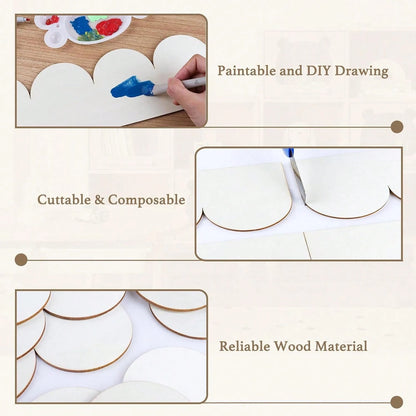 6pcs Wavy Wooden Decorative Strips, Wooden Wavy Edge Decorative Strips, Fan-Shaped Wavy Edge Wooden Decorative Strips, Suitable For Decorating Door/Window Frames, Cabinet DIY, Furniture Edges, Adding