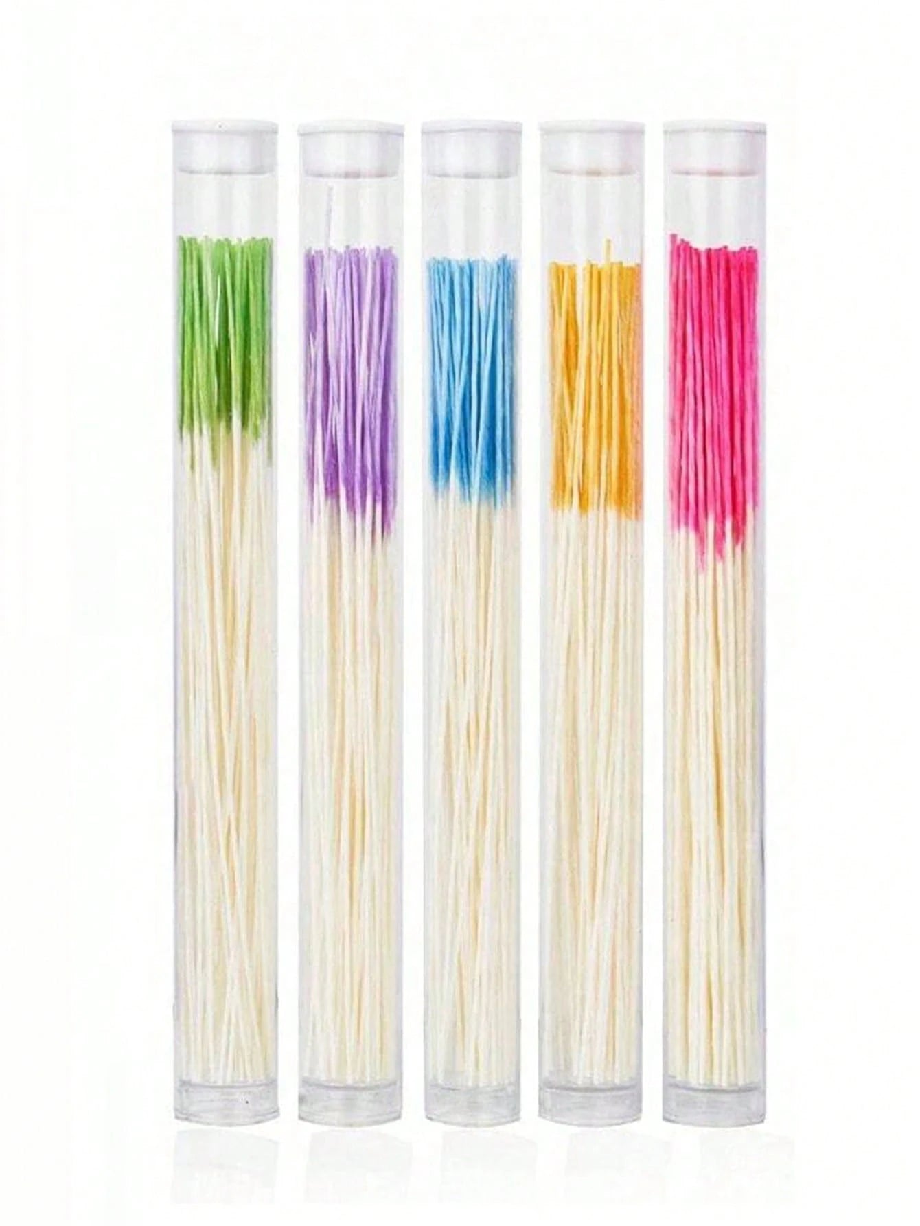 70pcs/140pcs/160pcs Yellow, Blue, Green, Rose Red And Purple Ear Canal Cleaning Lines, Suitable For Men And Women To Clean Ear Canal Dirt. Daily Necessities, Small Family Gifts And Surprises,School,Ba
