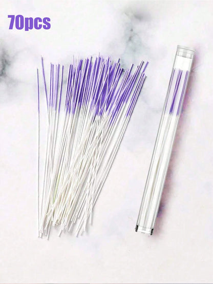 70pcs/140pcs/160pcs Yellow, Blue, Green, Rose Red And Purple Ear Canal Cleaning Lines, Suitable For Men And Women To Clean Ear Canal Dirt. Daily Necessities, Small Family Gifts And Surprises,School,Ba