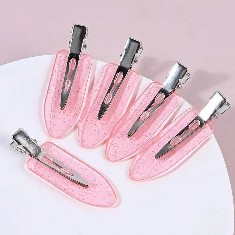 8pcs/Set Women's Non-Slip Hair Clips, Duck Mouth Clip Style Bangs Clips, Korean Bangs Clips, Invisible Edge Clips, Hair Salon Partition Clips, Suitable For Makeup