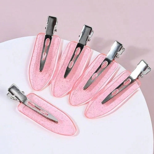 8pcs/Set Women's Non-Slip Hair Clips, Duck Mouth Clip Style Bangs Clips, Korean Bangs Clips, Invisible Edge Clips, Hair Salon Partition Clips, Suitable For Makeup