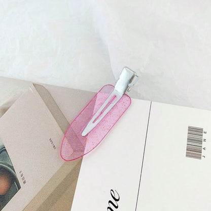 8pcs/Set Women's Non-Slip Hair Clips, Duck Mouth Clip Style Bangs Clips, Korean Bangs Clips, Invisible Edge Clips, Hair Salon Partition Clips, Suitable For Makeup