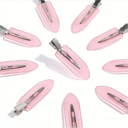 8pcs/Set Women's Non-Slip Hair Clips, Duck Mouth Clip Style Bangs Clips, Korean Bangs Clips, Invisible Edge Clips, Hair Salon Partition Clips, Suitable For Makeup