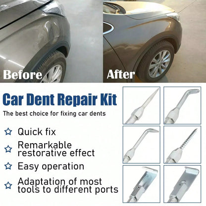 9 Pcs Dent Puller Slide Hammer Auto Body Dent Repair Tools Kit Auto Truck 5LB