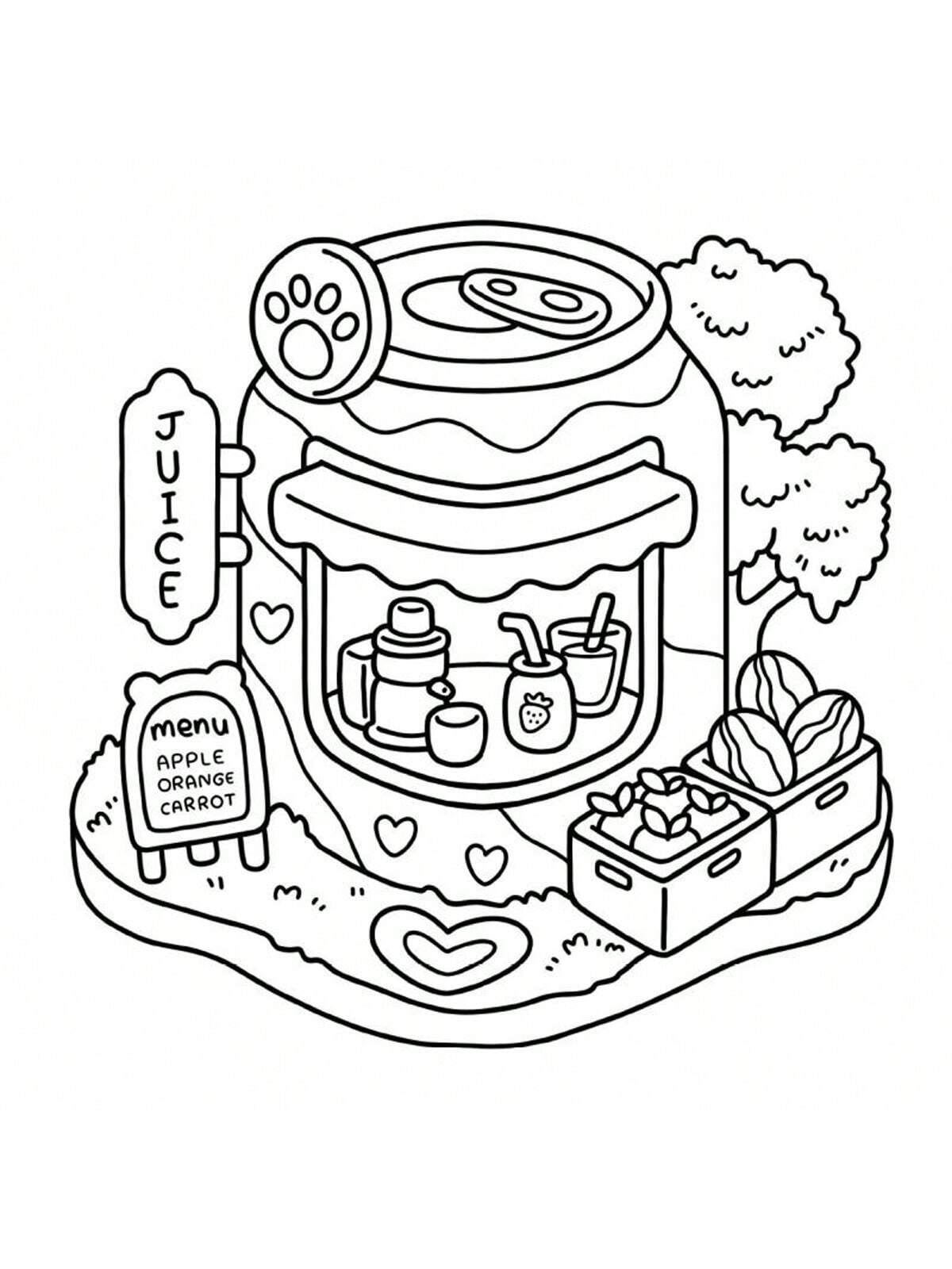 96 Pages/234g, Other 219g) The Little Corner: Adult And Teen Coloring Book, Super Cute And Comfortable Cozy Space Design (Cozy Space Coloring), Gift For Friends, Couples And Family, Back To School, Le