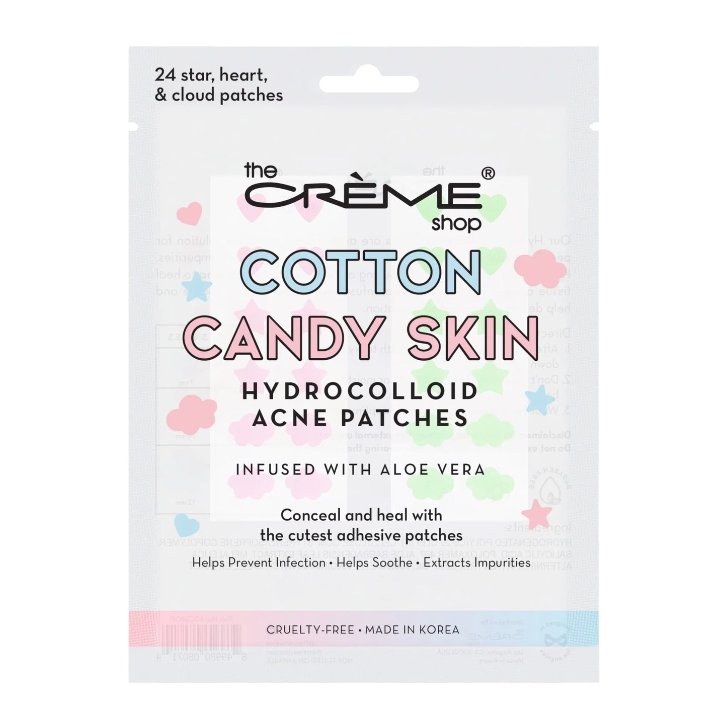 The Creme Shop Cotton Candy Skin Hydrocolloid Acne Patches