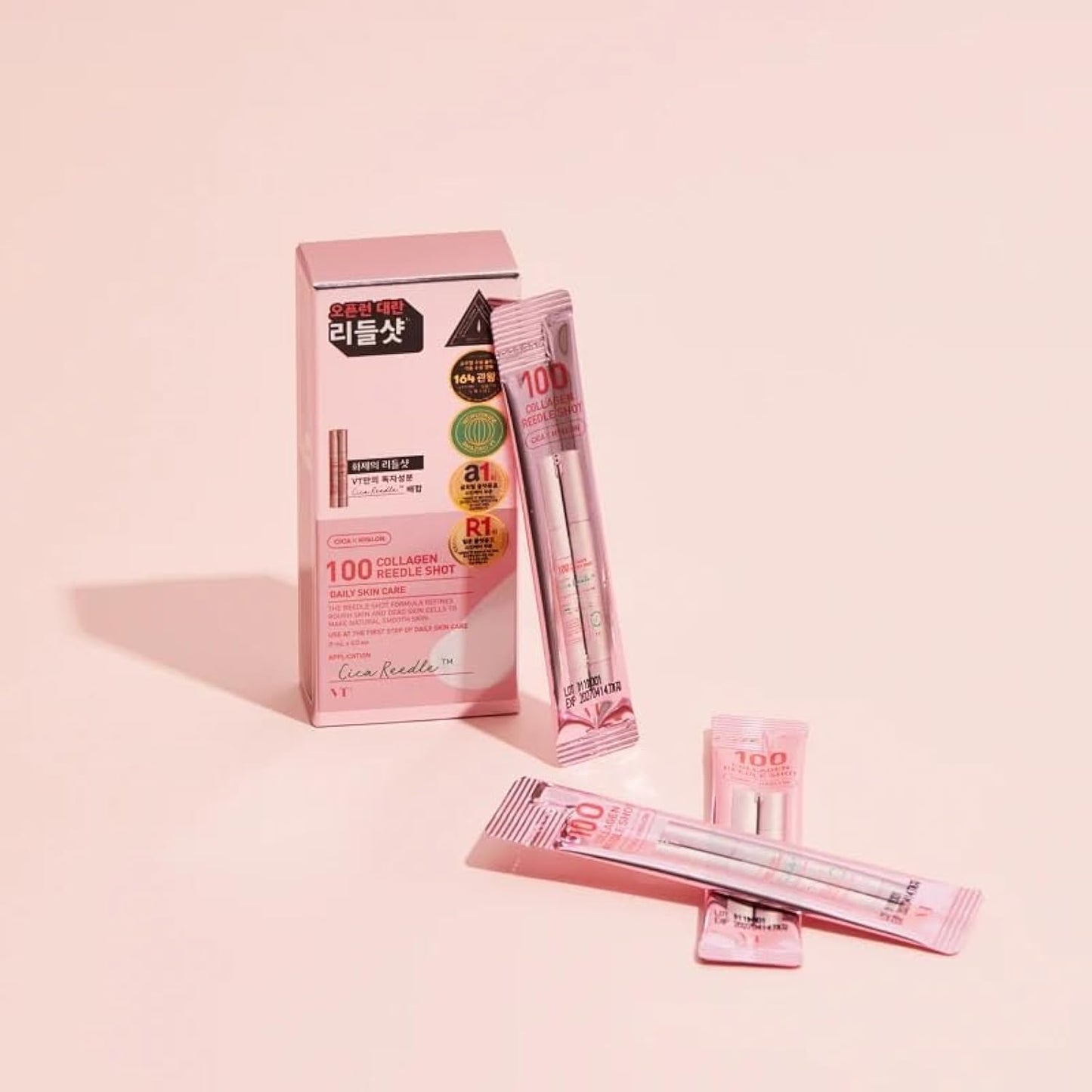 VT Cosmetics Collagen Reedle Shot 100 Stick Pouch