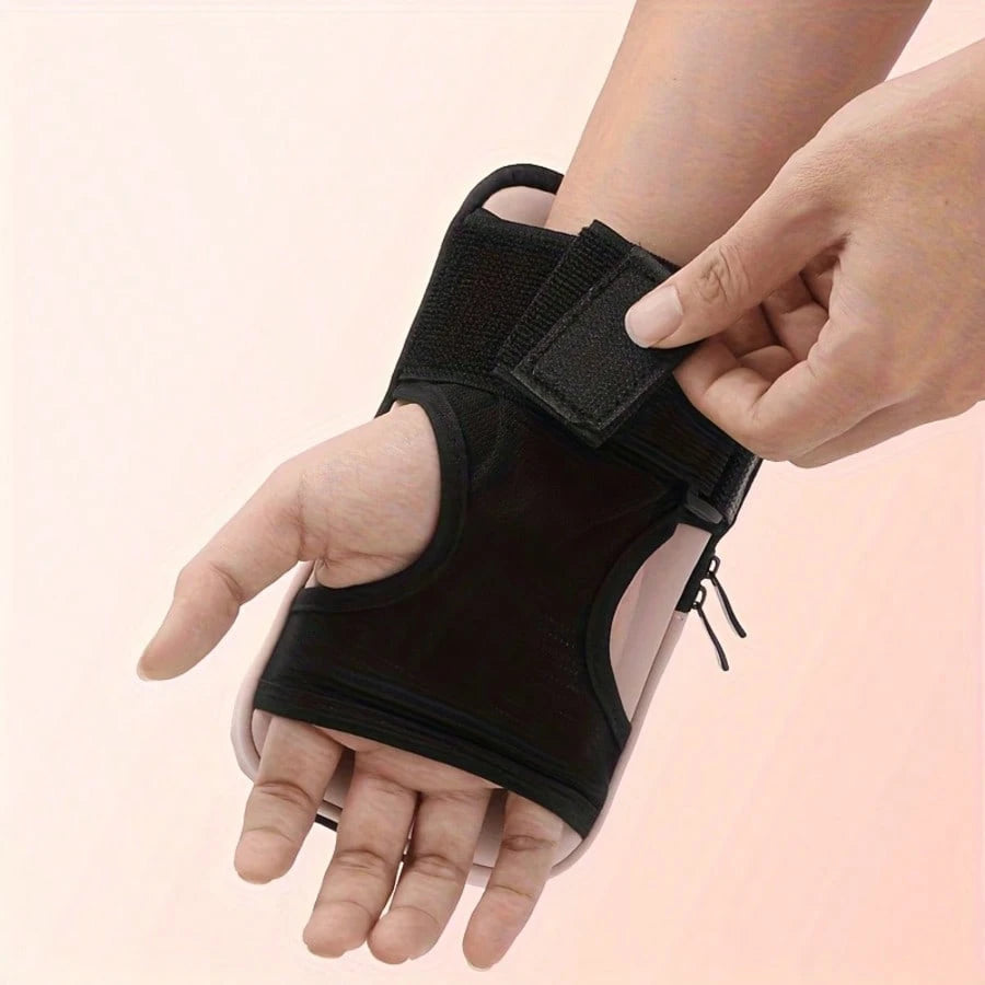 A Stylish Handheld Bag For Men And Women Designed For Running, Compatible With Devices Up To 17.78 Cm, Ideal For Outdoor Sports Like Running, Cycling, And Other Activities.