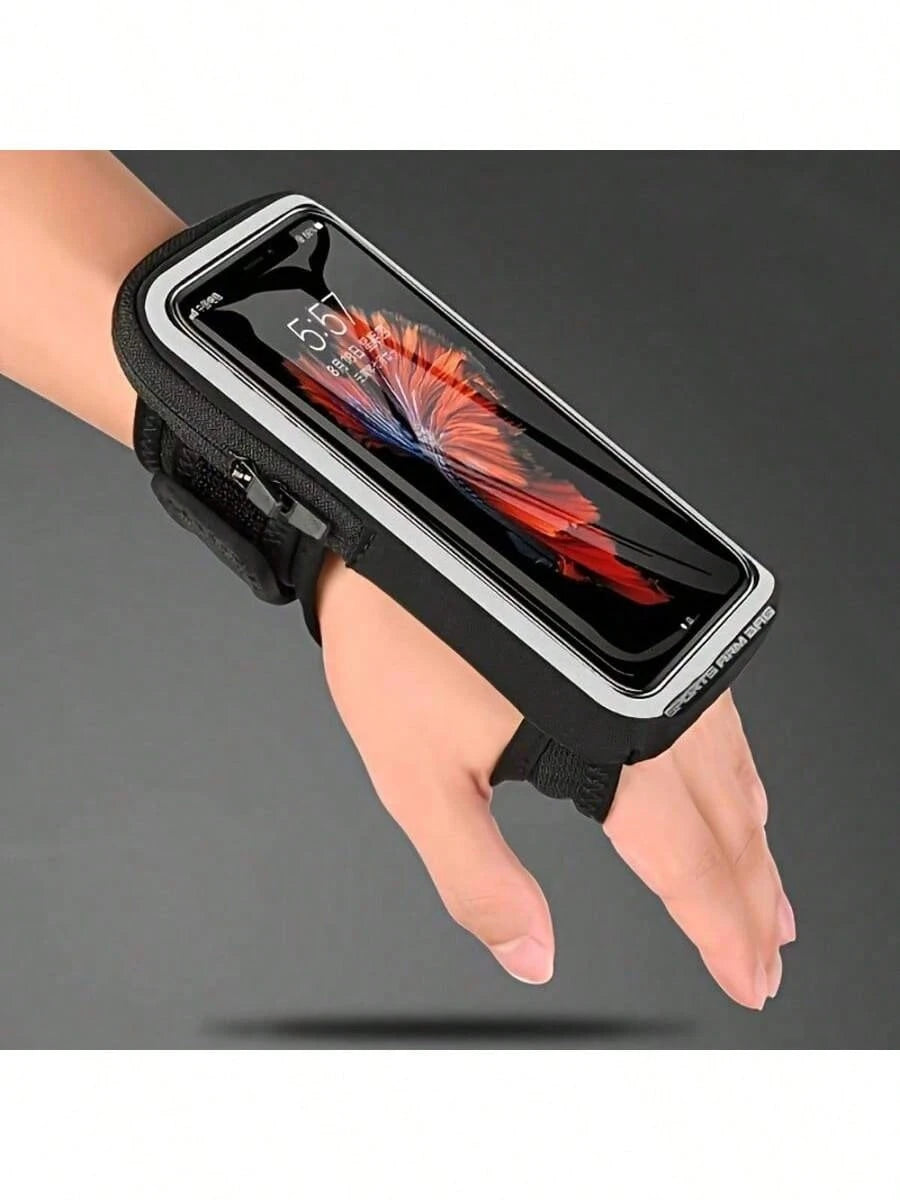 A Stylish Handheld Bag For Men And Women Designed For Running, Compatible With Devices Up To 17.78 Cm, Ideal For Outdoor Sports Like Running, Cycling, And Other Activities.