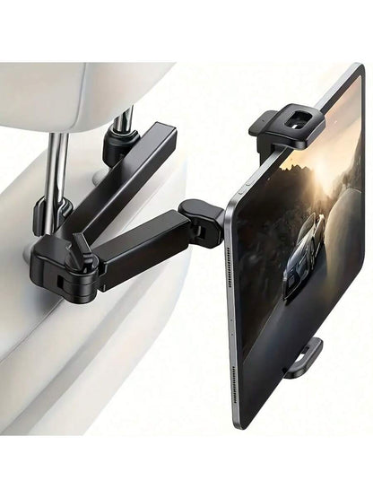 Adjustable Car Headrest Tablet Holder- Suitable For 4.7-11 Inch Tablets, Necessary For Children Road Trips, Fits Backseat