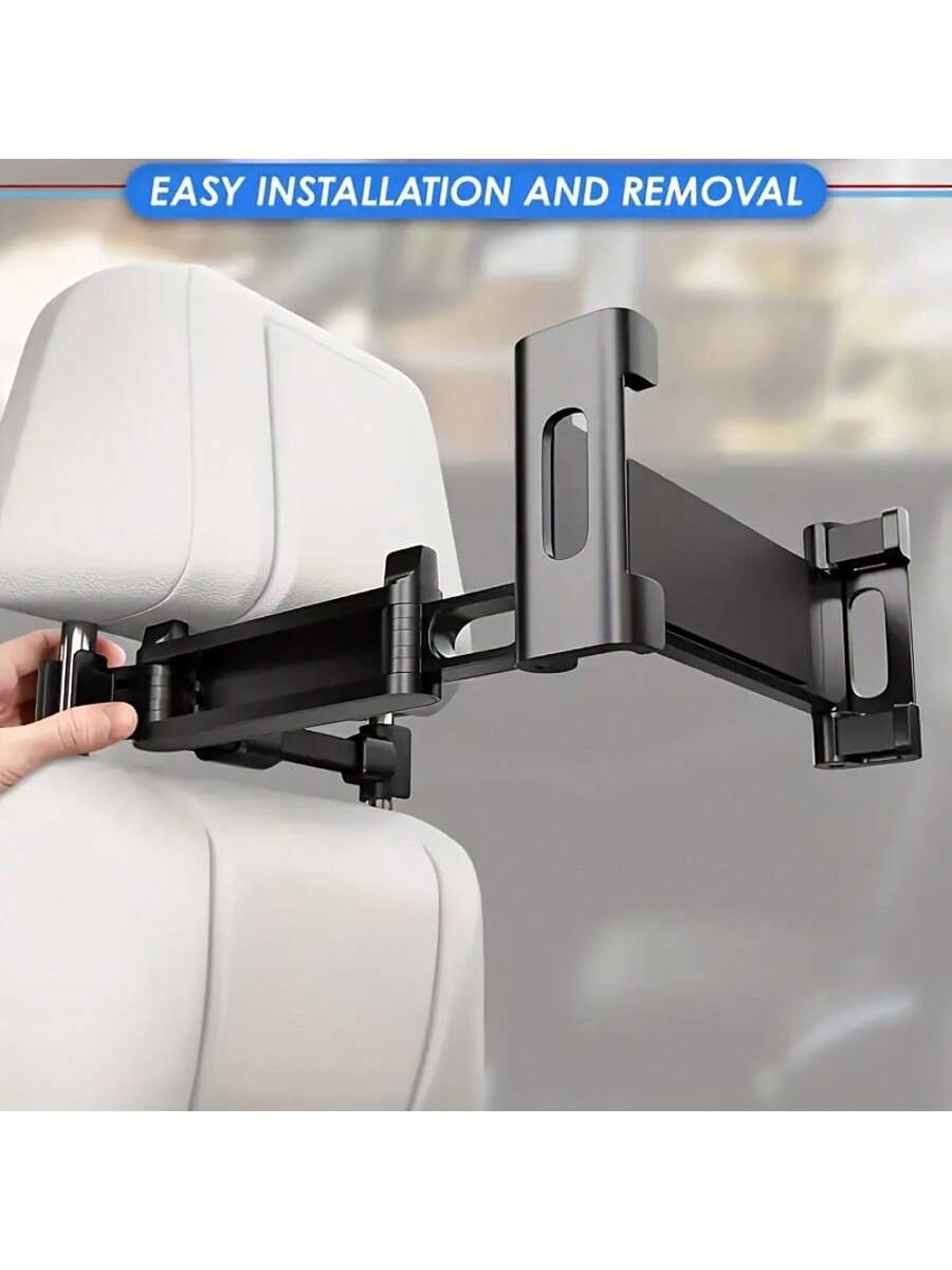 Adjustable Car Headrest Tablet Holder- Suitable For 4.7-11 Inch Tablets, Necessary For Children Road Trips, Fits Backseat